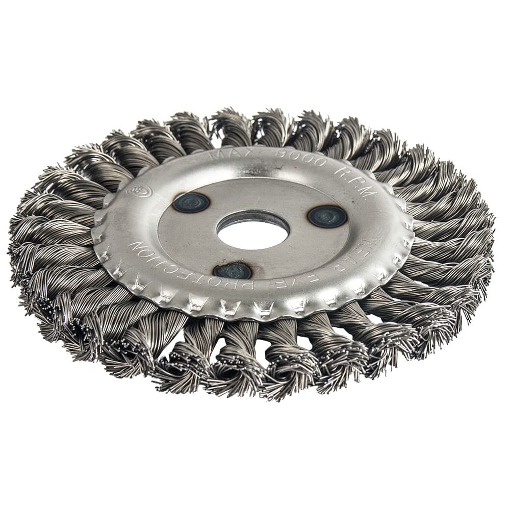 Кордщетка для УШМ Практика радиальная витая 150х22.2мм (032-522)