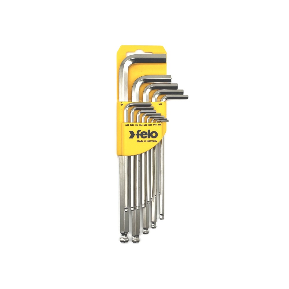 Felo Набор дюймовых ключей Г-образных шестигранных удлиненных с шаровым окончанием 13шт HEX