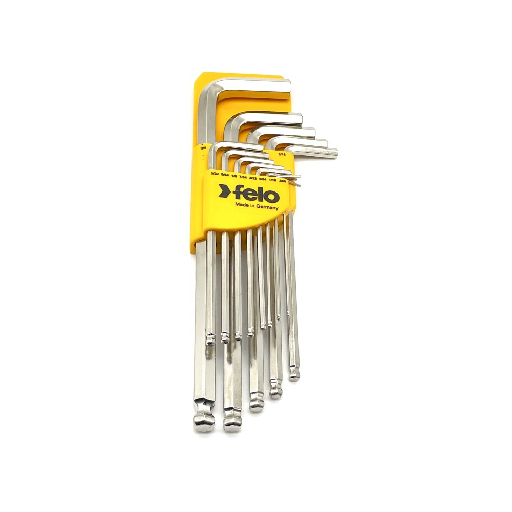 Felo Набор дюймовых ключей Г-образных шестигранных удлиненных с шаровым окончанием 13шт HEX