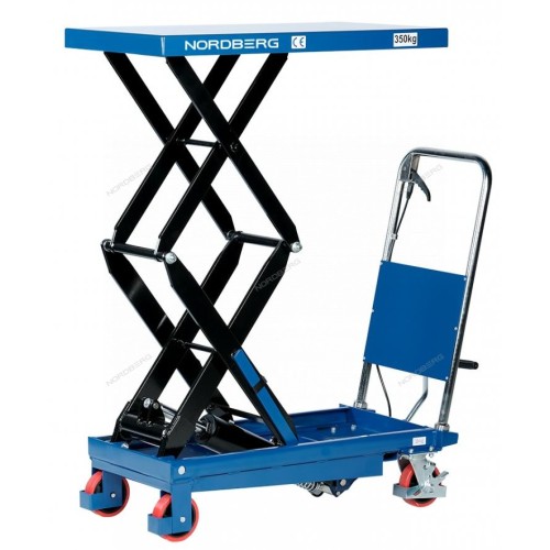 Стол подъемный гидравлический, 350 кг, двойные ножницы NORDBERG N3T350
