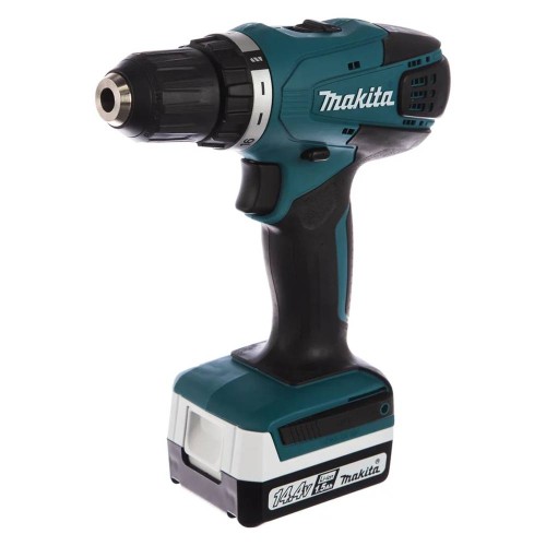 Аккумуляторная дрель-шуруповерт Makita DF347DWE + набор бит