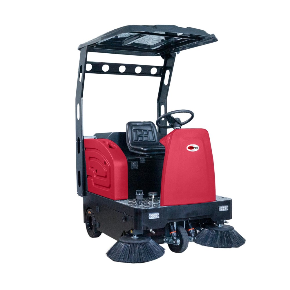 Аккумуляторная подметальная машина c местом для оператора Vostok SW1450 (Крыша - доп. опция)