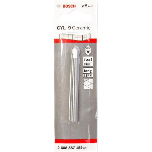 Сверло по стеклу и кафелю Bosch CYL-9 5х70мм (159)