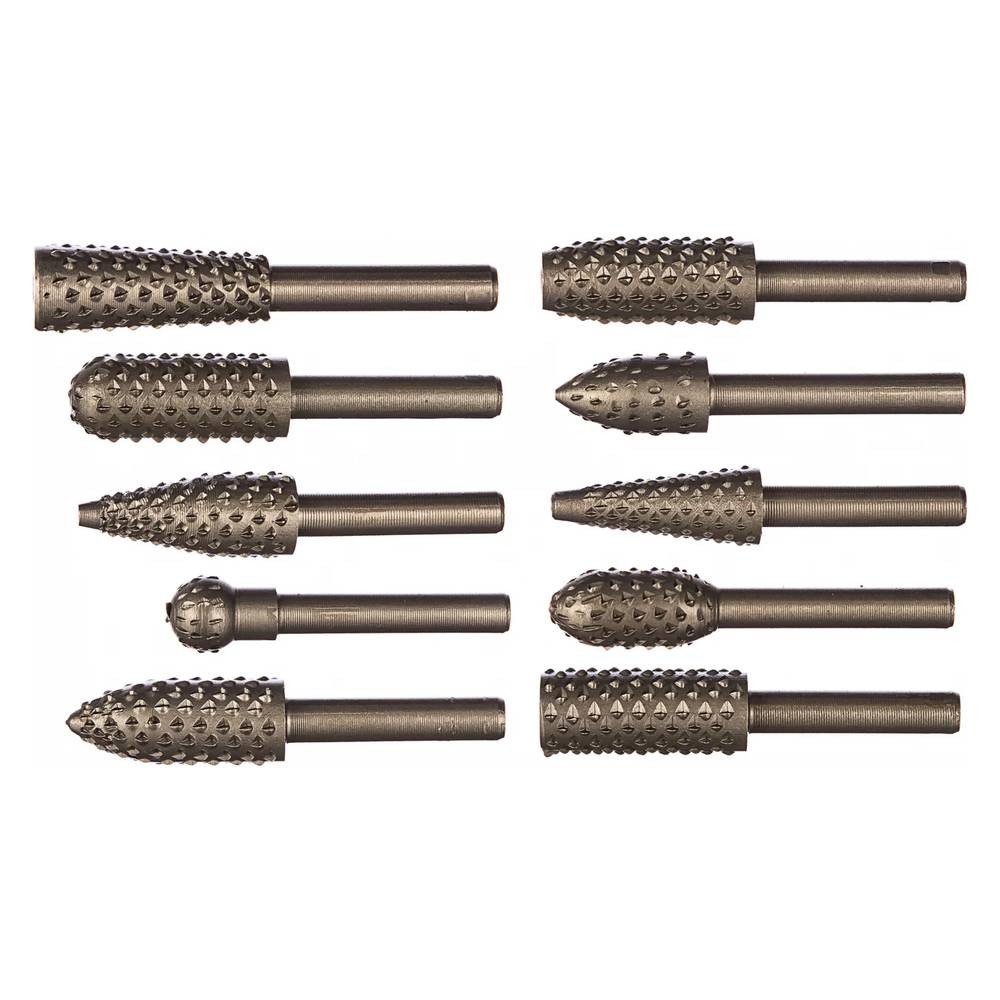 Набор шарошек Практика 10шт (648-434)