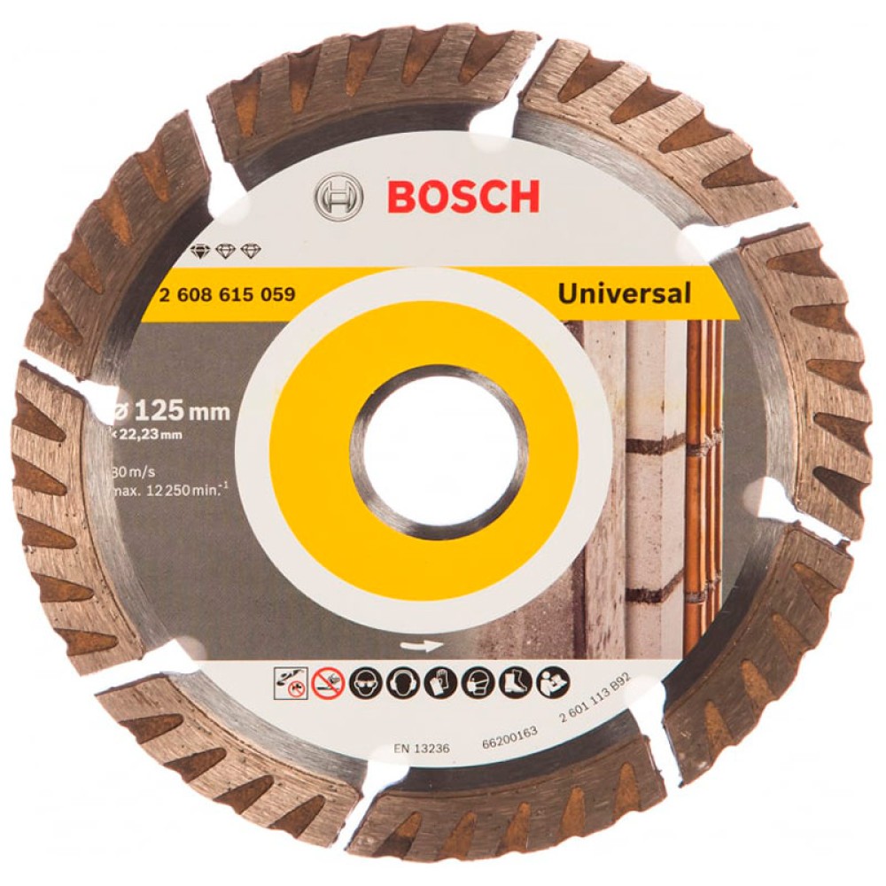 Диск алмазный универсальный Bosch Stf Universal 125х22.2мм (059)