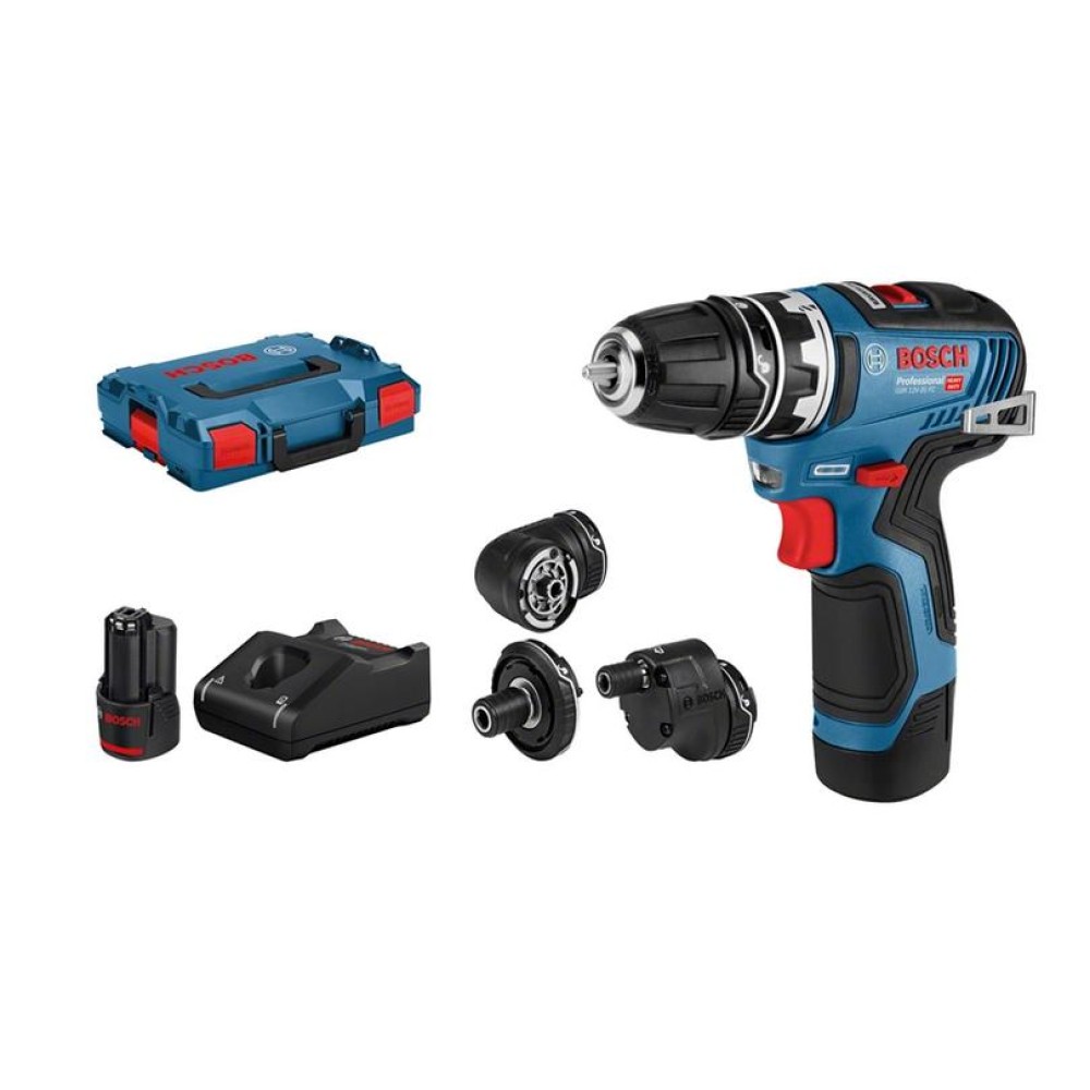 Шуруповерт аккумуляторный Bosch GSR 12V-35 FC (2 акк., з/у)