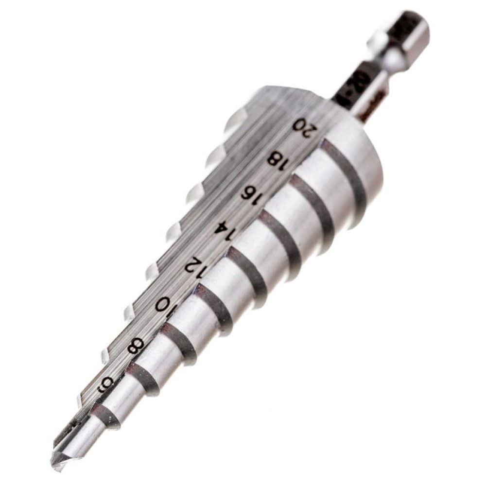 Сверло по металлу Makita HSS 4-20мм ступенчатое (D-40098)