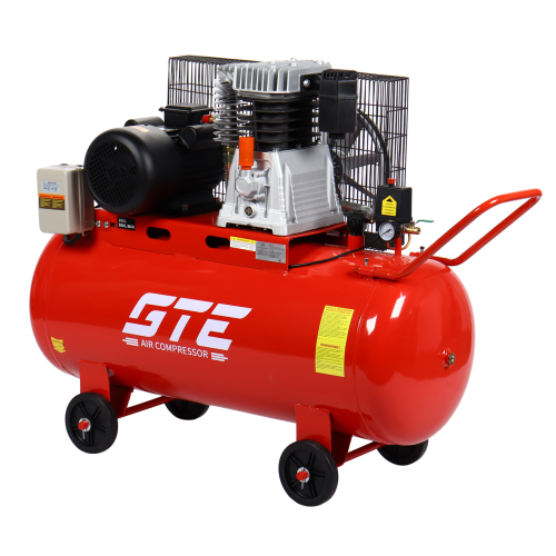 Компрессор поршневой ременной 220В 500л/мин. ресивер-200л одноступенчатый GTE