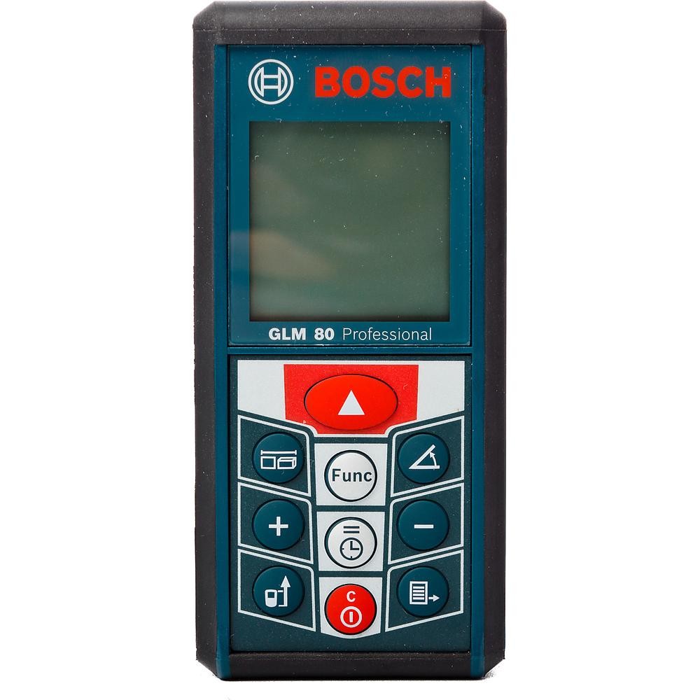 Лазерный дальномер Bosch GLM 80 + зимняя сумка, шапка, шарф, зимние рабочие перчатки