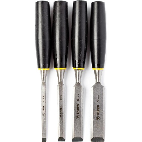 Набор стамесок Topex 6-24мм 4шт 09A310