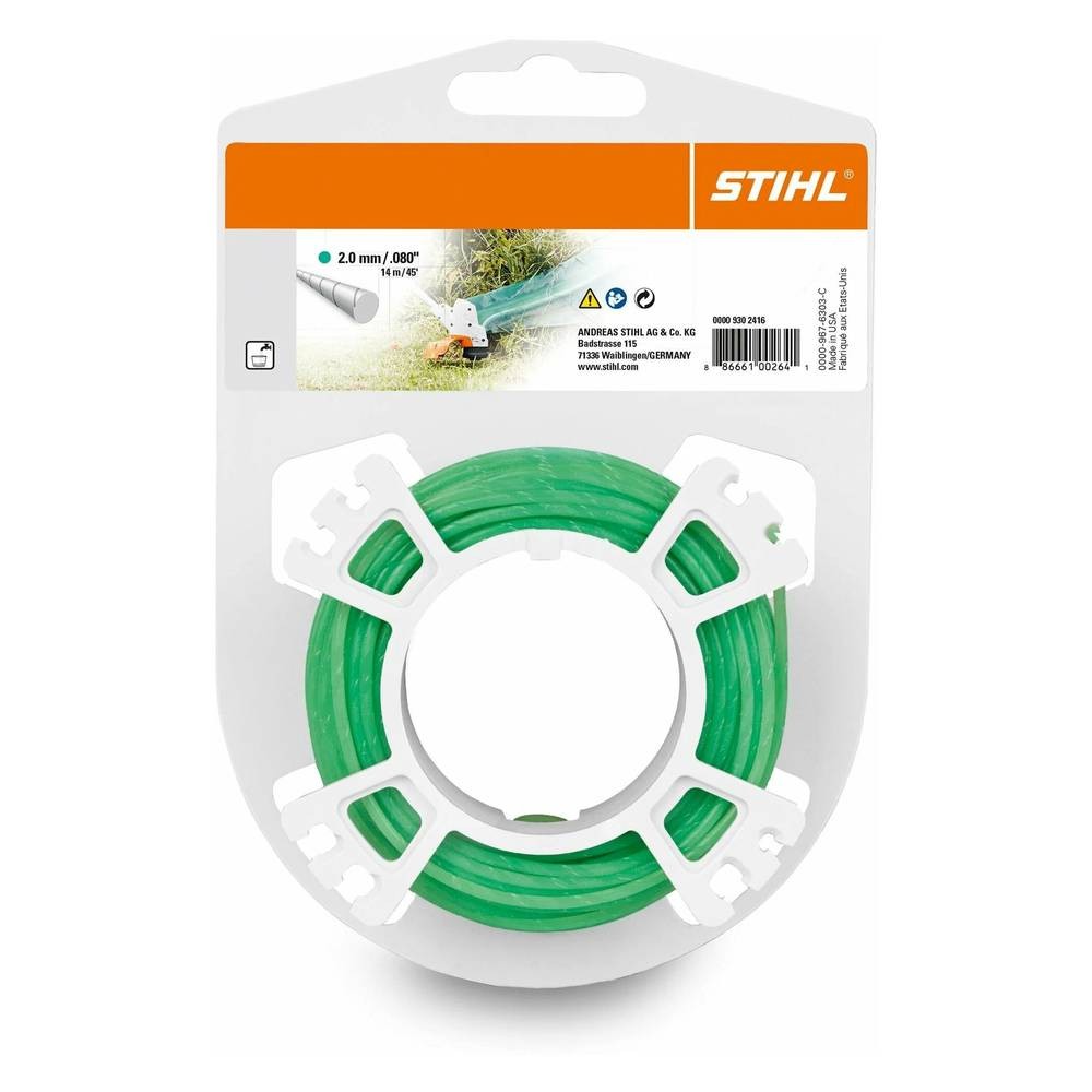 Леска для триммера Stihl 2мм круглая 14м (00009302335)