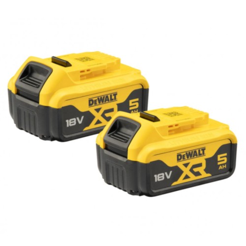 Набор аккумуляторов DeWalt DCB184P2 Li-Ion 18В 5Ач