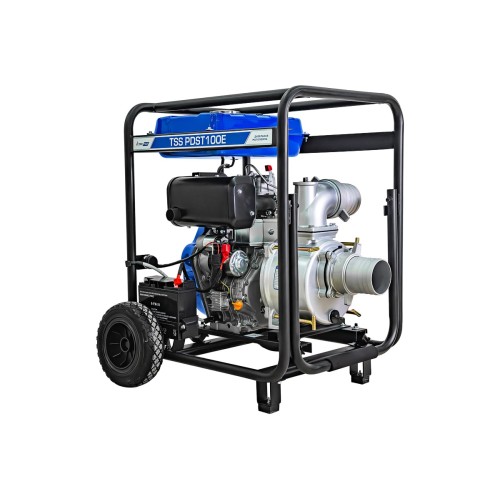 Мотопомпа дизельная TSS PDST100E (электростартер, АКБ)