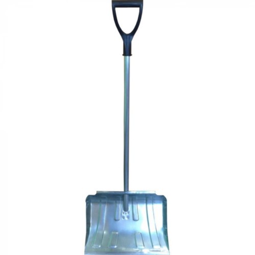 Лопата снеговая "Американка-4" с ал. чер, V-ручка