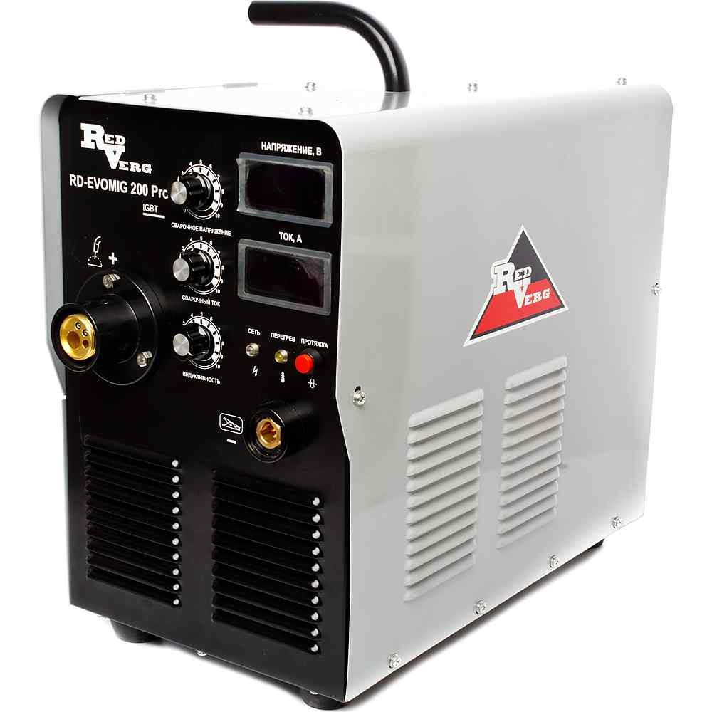 Аппарат сварочный инверторный REDVERG RD-EVOMIG 200 Prof полуавтомат
