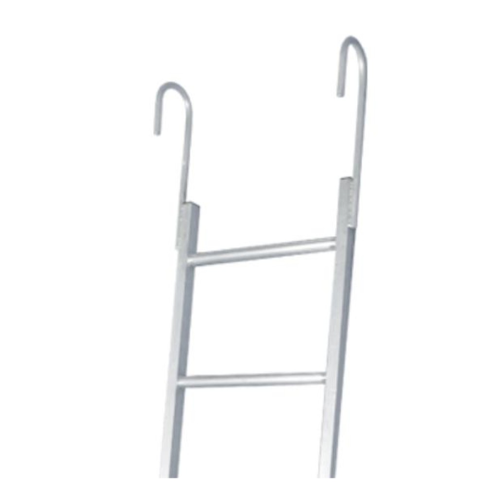 Лестница навесная алюминиевая с крюками MEGAL ЛНАак - 2,5 (450)