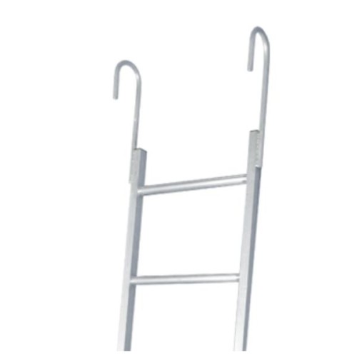 Лестница навесная алюминиевая с крюками MEGAL ЛНАак - 2,5 (450)