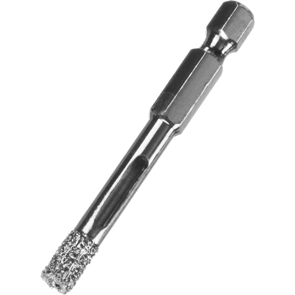 ЗУБР АВК, d 6 мм, (HEX 1/4_, 15 мм кромка), вакуумное алмазное трубчатое сверло, Профессионал (29865-06)