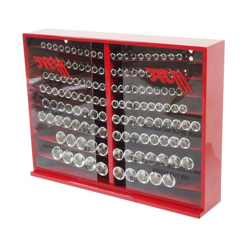 Набор головок торцевых 1/2" 6-ти гранных 10-32мм 137 предметов в металлическом шкафу JTC