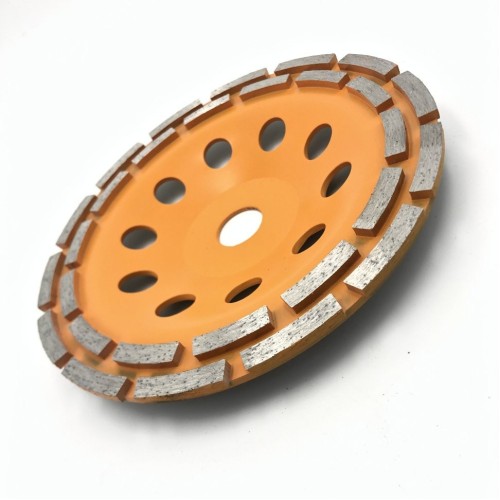 Чашка алмазная зачистная, 125 мм, двухрядная Вихрь