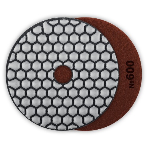 ЗУБР 100 мм, №600, сухое шлифование, алмазный гибкий шлифовальный круг АГШК, Профессионал (29868-600)