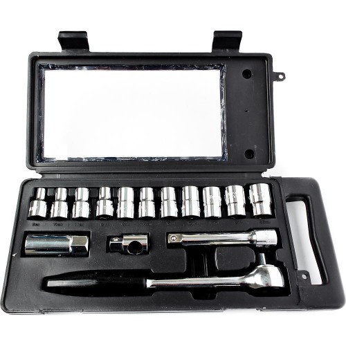 Набор торцевых головок STANLEY 1/2" 15 предметов 1-87-065