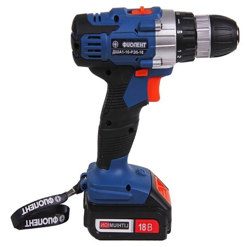 Аккумуляторная дрель-шуруповерт Фиолент Professional ДША1-10-РЭ5-18В