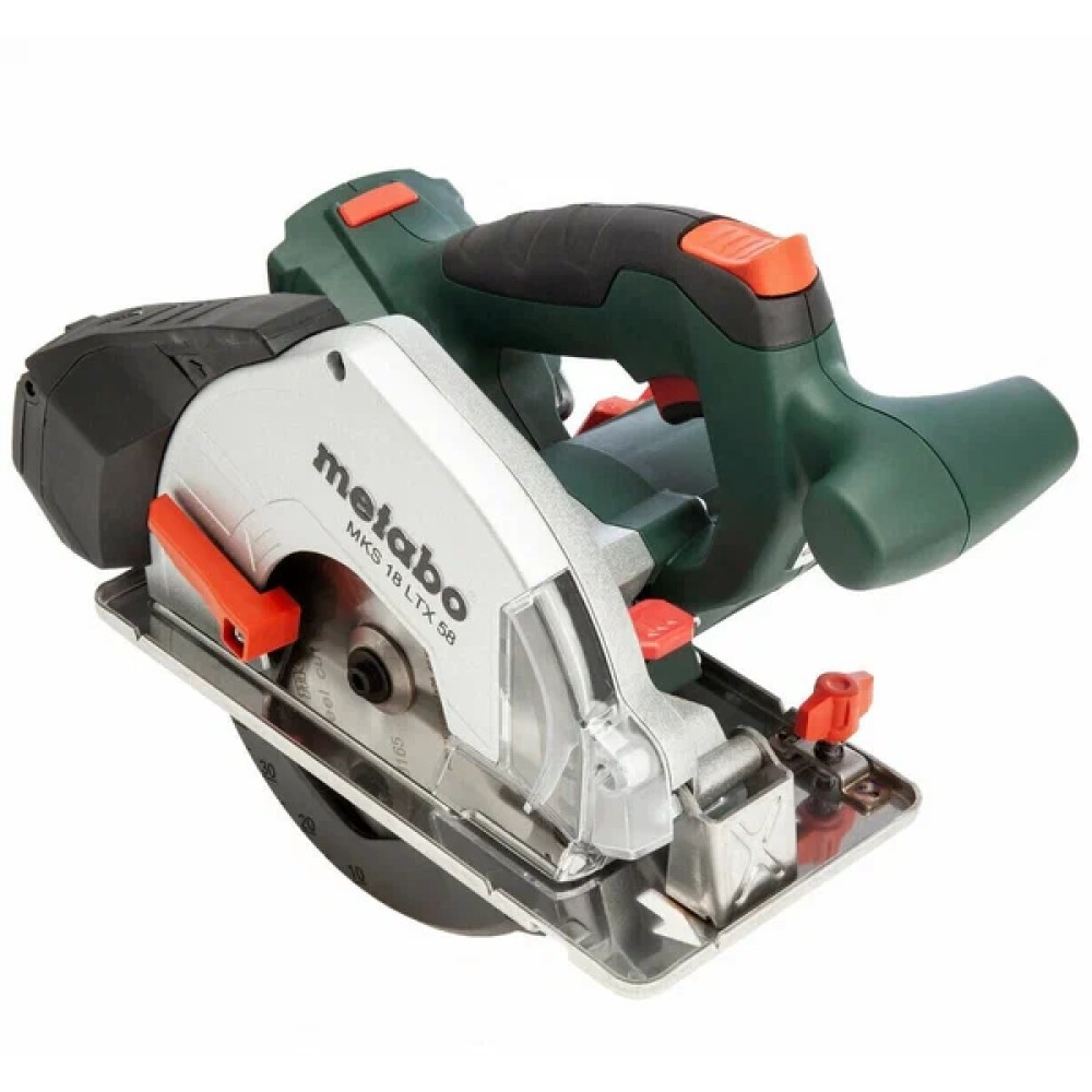 Пила дисковая аккумуляторная Metabo MKS 18 LTX 58 (без акк, без з/у)
