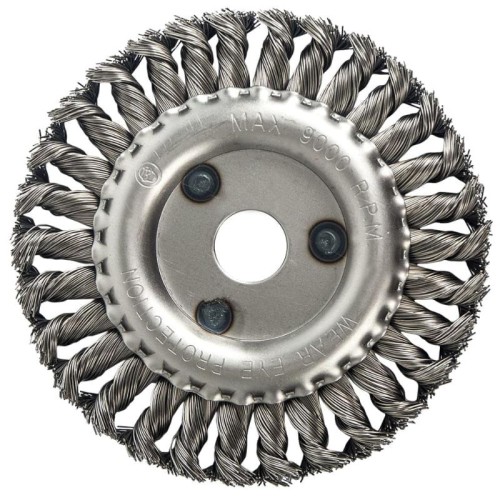 Кордщетка для УШМ Практика радиальная витая 150х22.2мм (032-522)