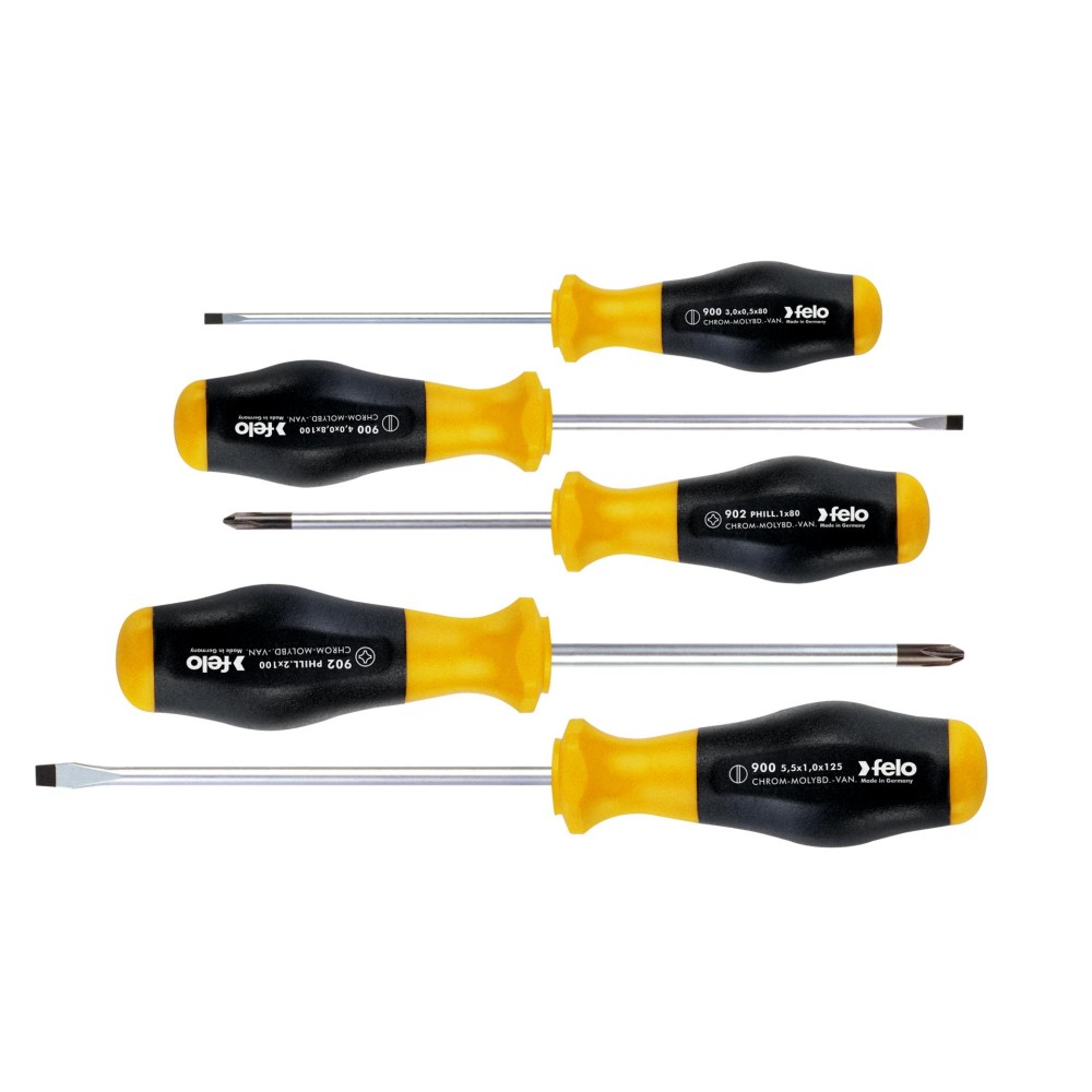 Felo Набор отверток SL/PH, 5 шт 90095248