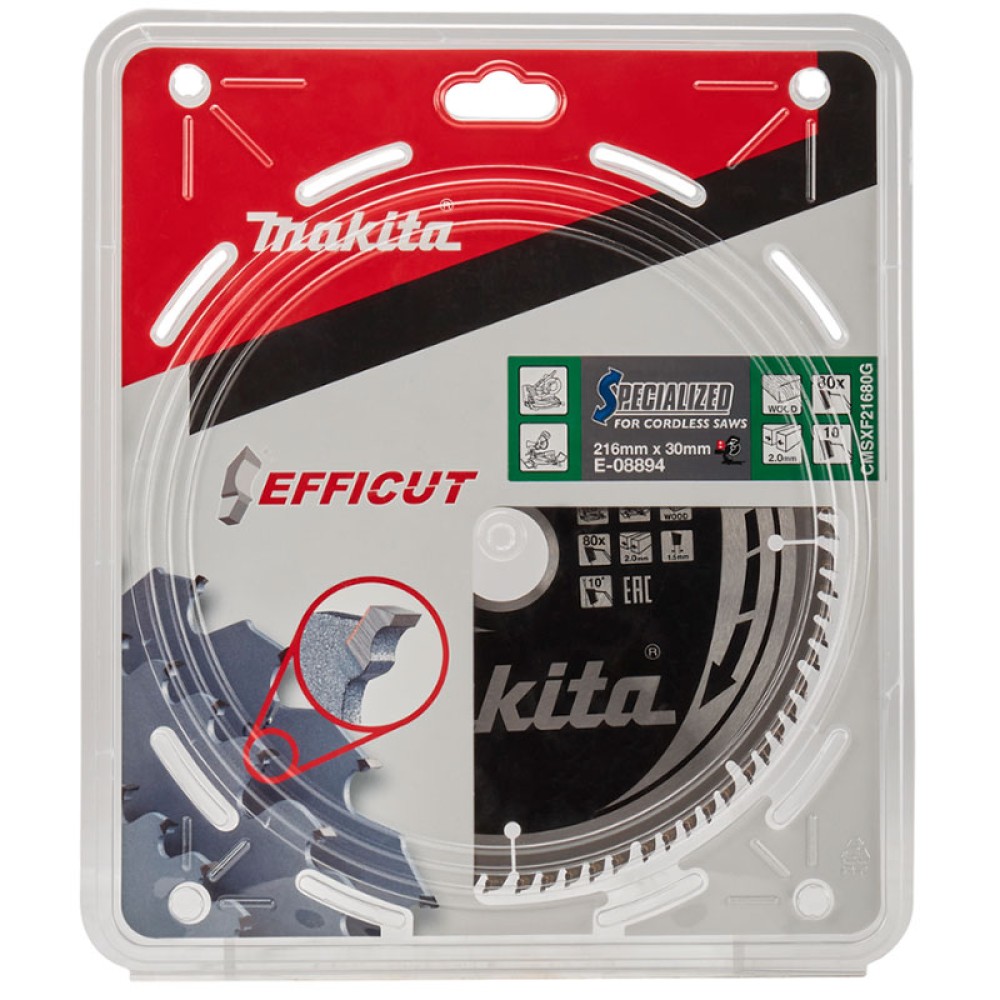 Диск пильный по дереву Makita 216x30мм 80T (E-08894)