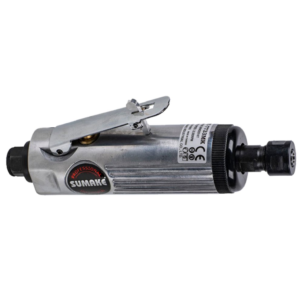 Шлифмашина пневматическая прямая Sumake ST-7733 MK + Набор шарошек