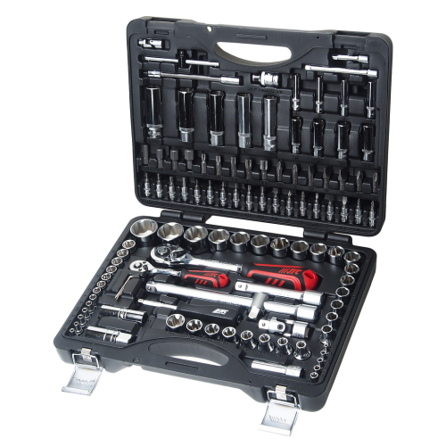 Набор головок торцевых и вставок JTC 1/4" & 1/2" для поврежденных болтов и гаек 110 предметов