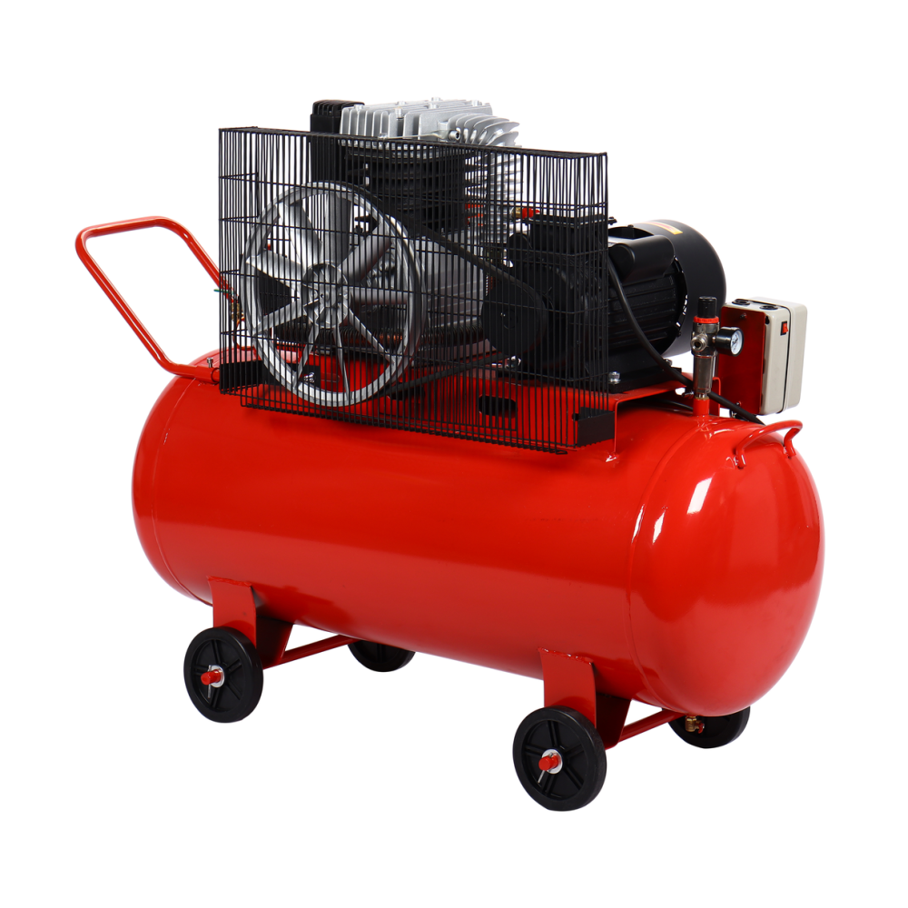 Компрессор поршневой ременной 220В 500л/мин. ресивер-200л одноступенчатый GTE