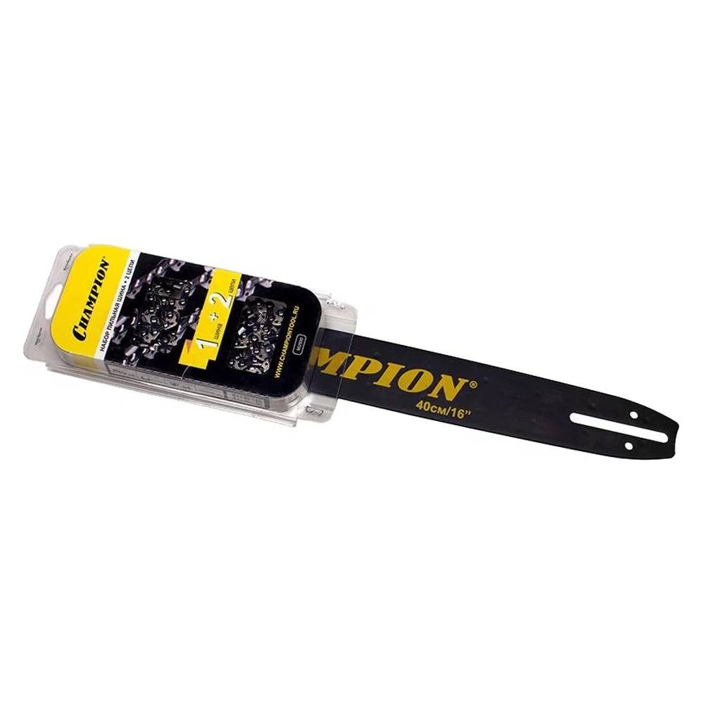 Набор CHAMPION шина 40см 3/8" 1.3мм 56зв + 2 цепи (952930)
