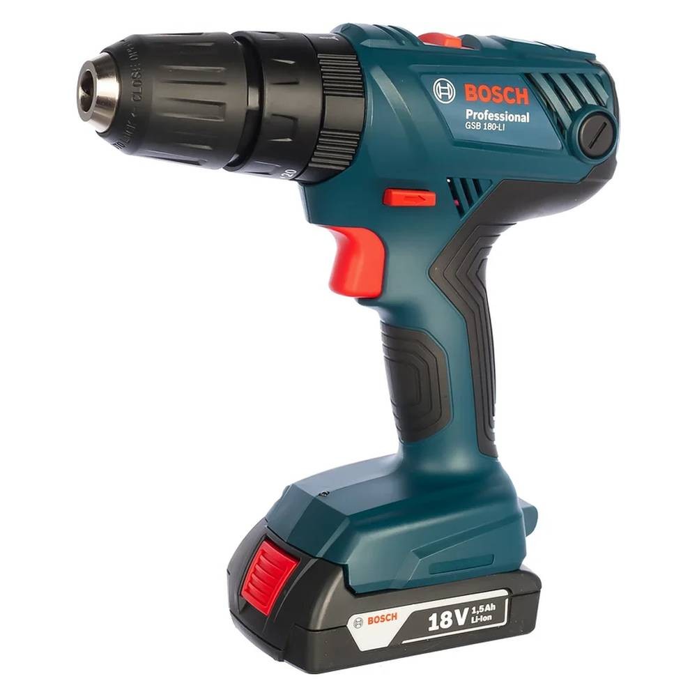 Аккумуляторная дрель-шуруповерт Bosch GSB 180-Li ударная (307)