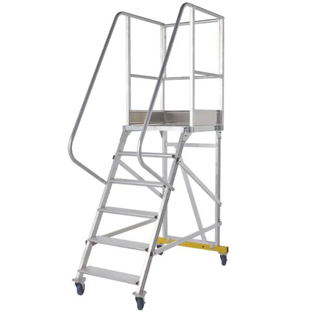 Вышка - стремянка разборная на колесах (150кг+150кг) MEGAL ВС2-1.5