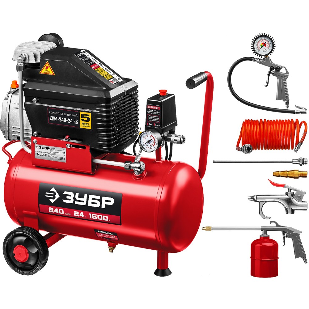 Компрессор ЗУБР КПМ-240-24 Н6