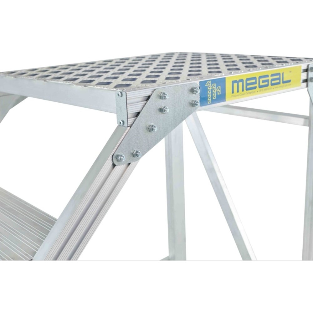 Лестница подмости MEGAL ЛП-0,6 с одним поручнем