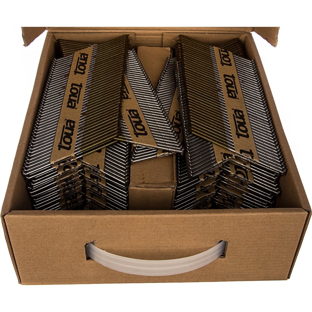 Гвоздь по дереву (3,05х90 мм, 2000шт.) рифленый TOUA 30590RIBrt