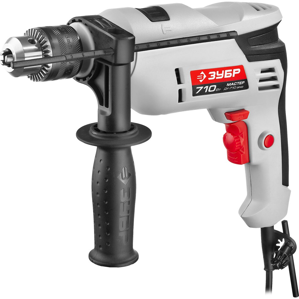 Дрель ЗУБР ДУ-710 ЭРМ2 ударная