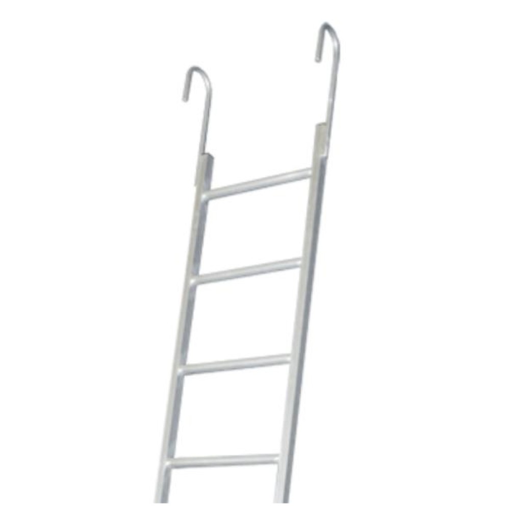 Лестница навесная алюминиевая с крюками MEGAL ЛНАак - 3,5 (450)