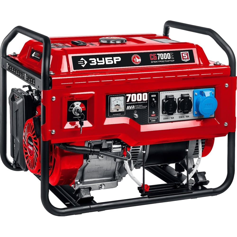 Бензиновый генератор ЗУБР СБ-7000Е