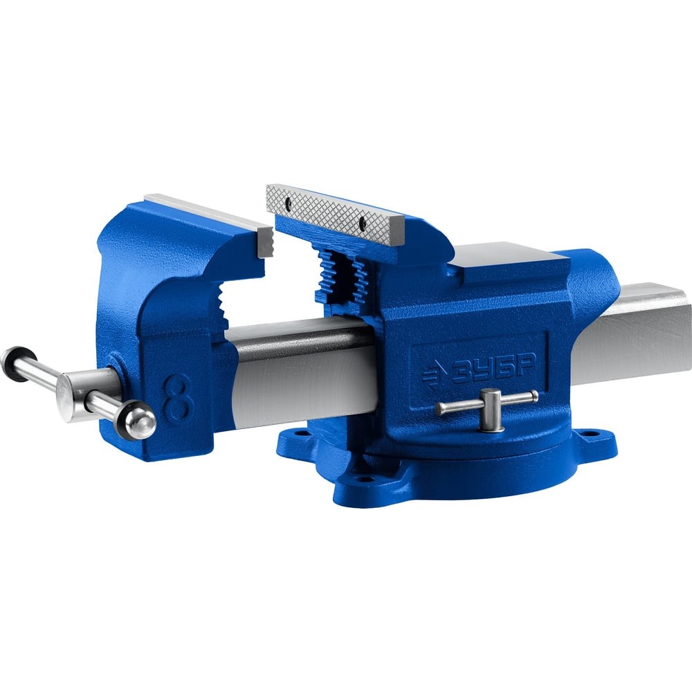 ЗУБР 200 мм, слесарные тиски, Профессионал (32703-200)