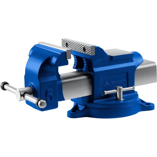 ЗУБР 125 мм, слесарные тиски, Профессионал (32703-125)