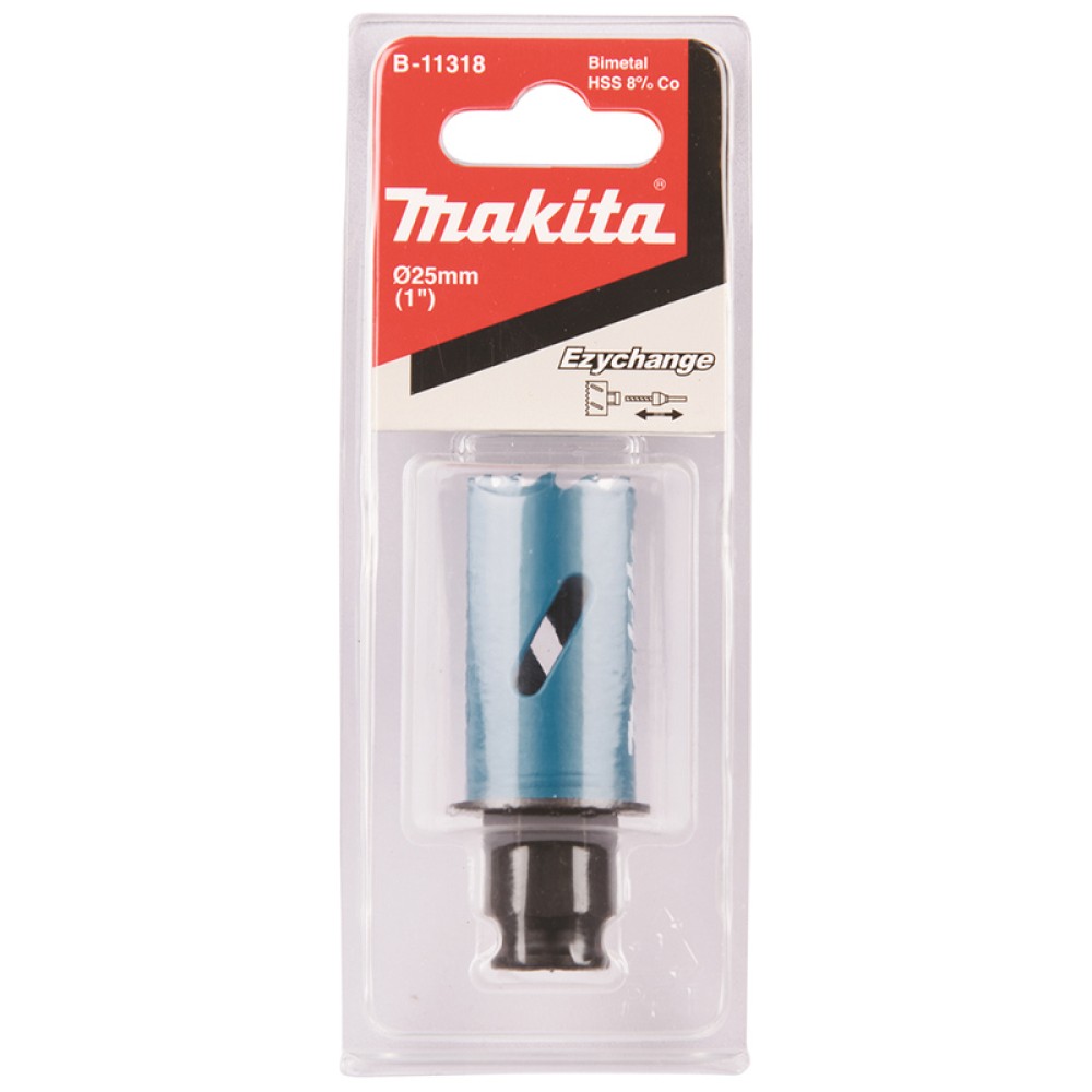 Коронка Makita Ezychange 25мм биметаллическая (B-11318)