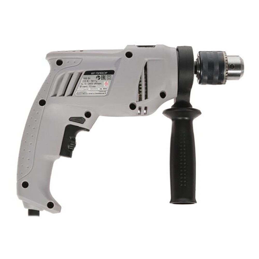 Сетевая дрель ИНТЕРСКОЛ ДУ-13/500ЭР ударная