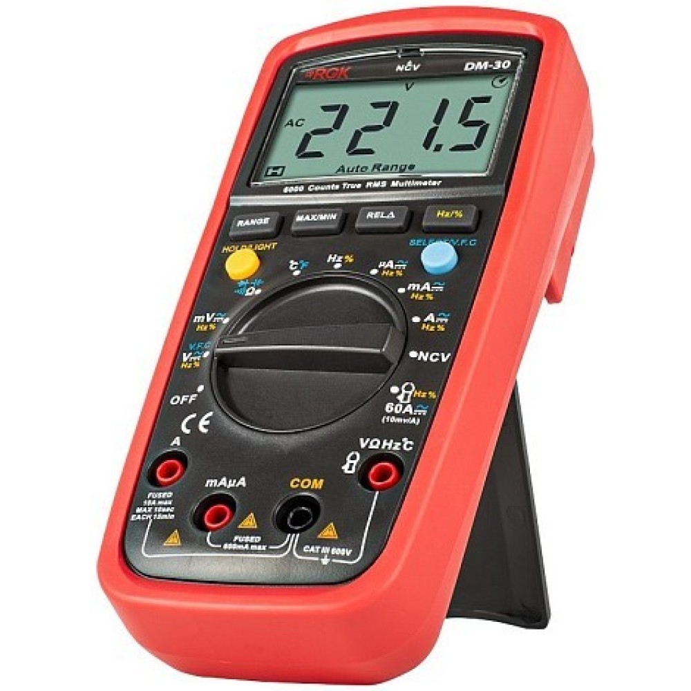 Цифровой мультиметр RGK DM-30 с поверкой