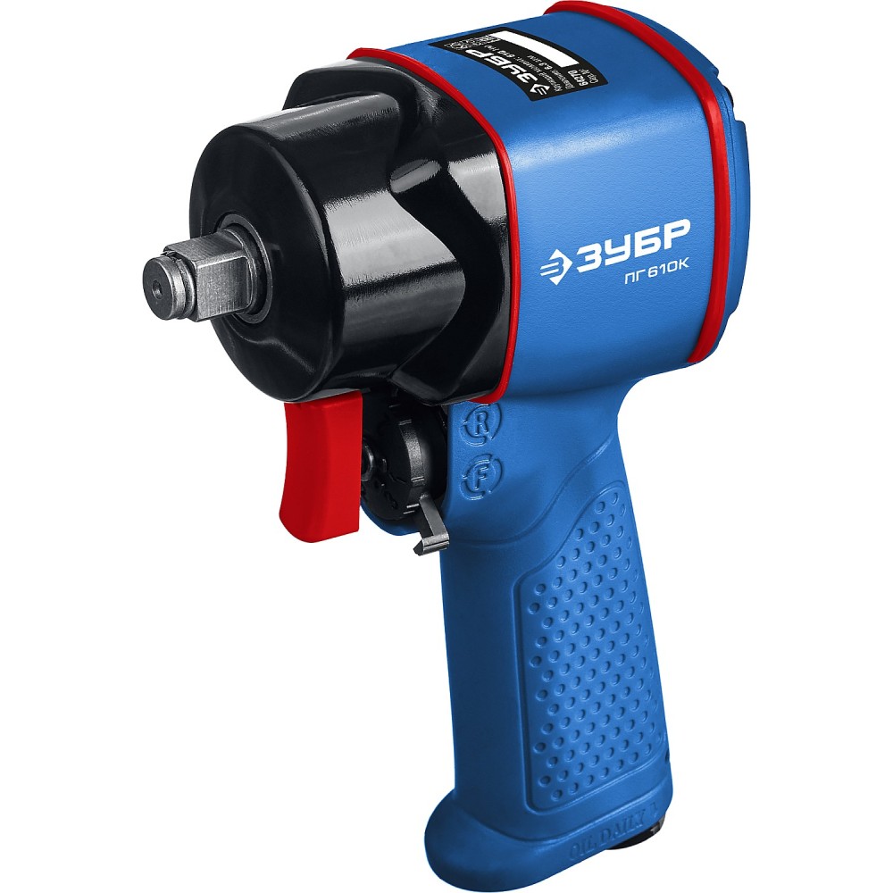 Гайковерт пневматический ЗУБР Профессионал ПГ-610К ударный (64270)+M675