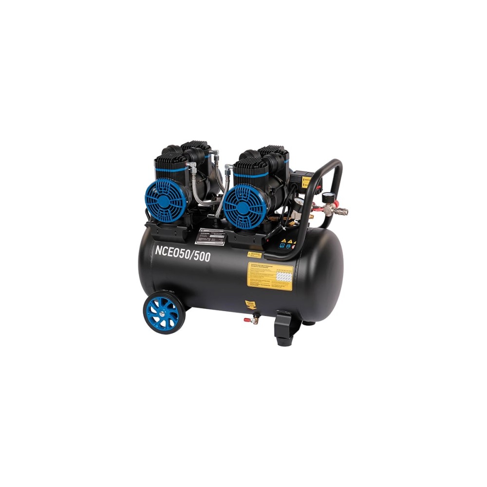Компрессор безмасляный 220В, ресив. 50л, 500 л/мин NORDBERG NCEO50/500